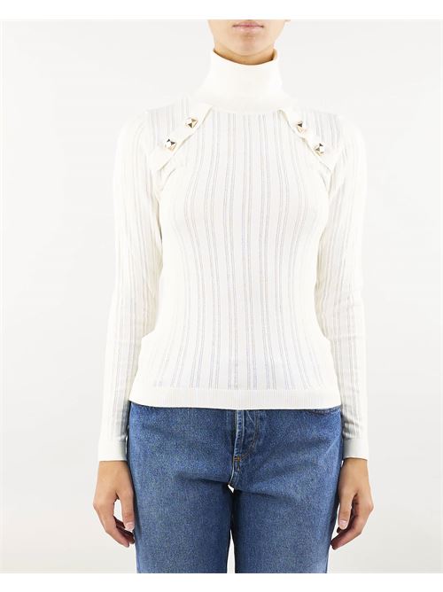 Sweater with gold studs Simona Corsellini SIMONA CORSELLINI | Sweater | MGE0101C0260027692